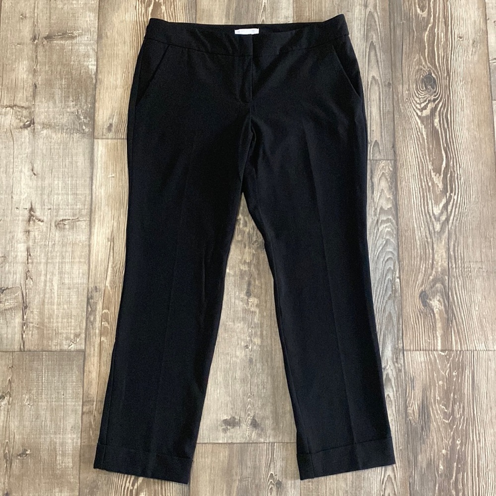 New York & Company Stretch Editor Style Black Pants